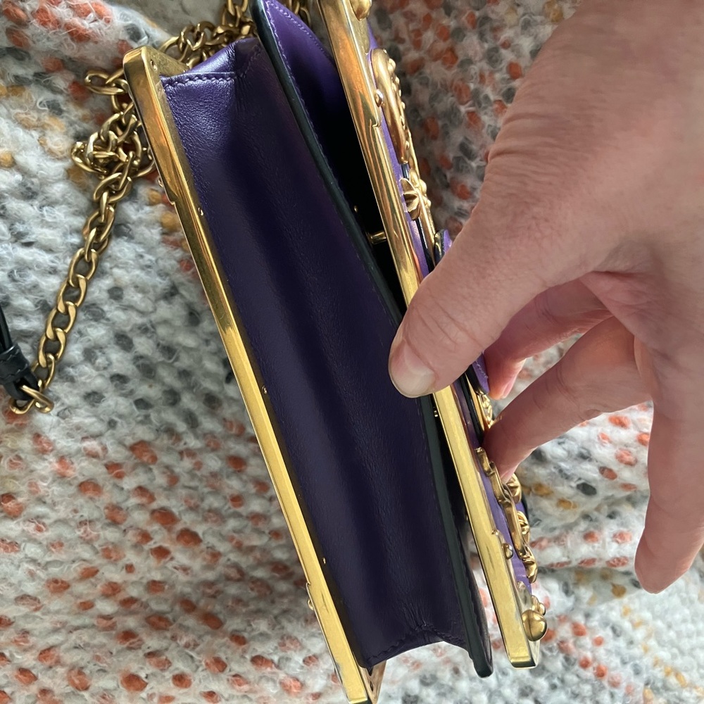 Prada City Calf Astrology Cahier, Viola + Nero. - Picture 3 of 9